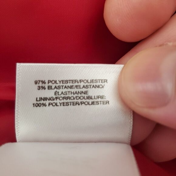 Le Suit Wing-Lapel Blazer size 16 in Red - NEW - Picture 14 of 15